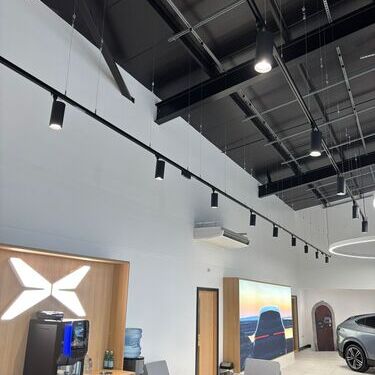 Smart Control Lighting Transformation for Modern Showroom